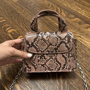 Zara nude pink purse